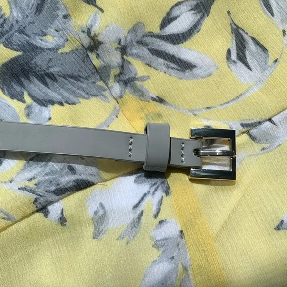 🥰🥰🥰Tommy Hilfiger Victoria Floral Chiffon Belted Midi Dress size M - Picture 4 of 6